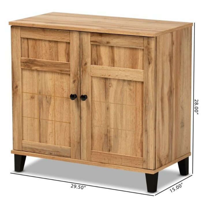 JYDQM With Cabinet Shoe Rack Home Furniture Finished Wood 2-Door Shoe Storage Cabinet Shoes Storage Rack