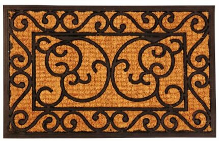 Esschert Design Esschert Design, Rubber doormat/cocos S, RB21, Rubber and coir, 75 x 45 cm