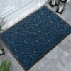 Yimobra Front Door Mats, Heavy Entry Outdoor Indoor Mats, Durable Natural Rubber, Non Slip Backing, Low Profile, Ultra Absorbent Easy Clean,Patio