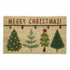 DII Indoor/Outdoor Natural Coir Easy Clean Rubber Back Entry Way Doormat For Patio, Front Door, All Weather Exterior Doors, 18 x 30 - Merry Chris