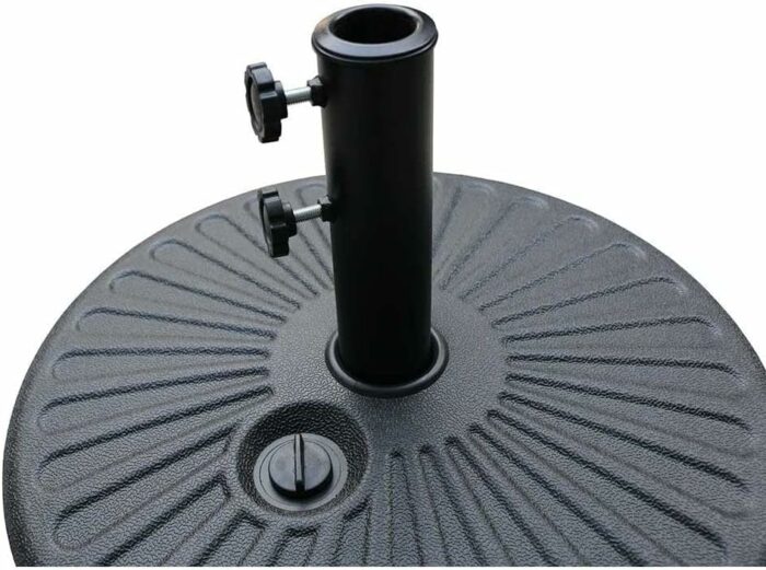 AIRWAVE Garden Cover or Set of Base Weights for Banana Cantilever 3M Parasols (Round Base Weight)