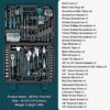 Sundpey Home Tool Kit 281-PCs - Protable Complete Basic Hand Repair General Tool Sets for Men Women - Tool Set with Socket Wrench Set & Screwdriv