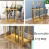 AANAN Umbrella Stands,Umbrella Holder Modern Large Capacity Umbrella Stand with Removable Drip Tray Iron Umbrella Holder Rack for Home Hotel Busi