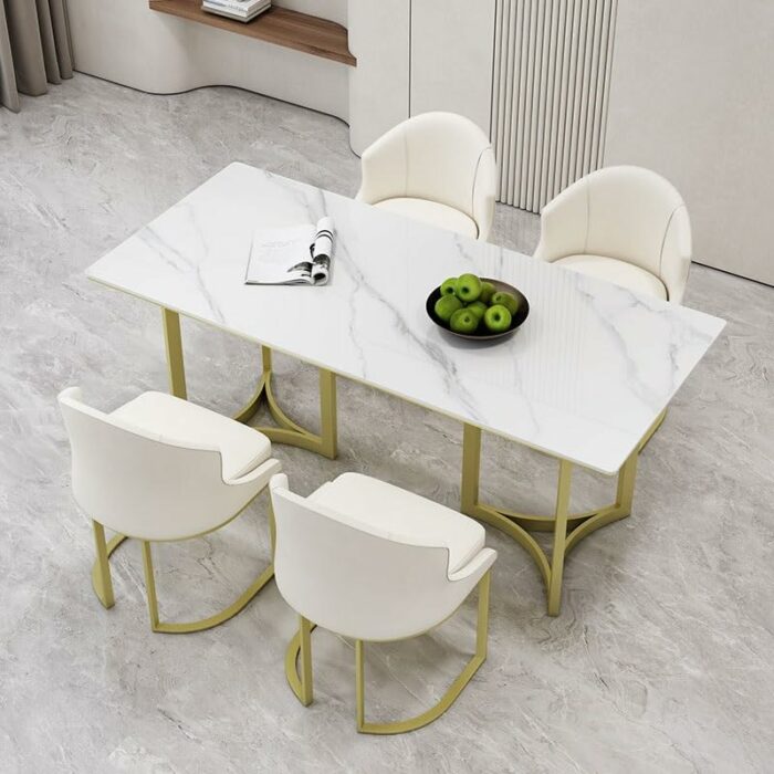 WALNUT Dining Chairs Design Metal Executive Backrest Chair Leisure Ergonomic Kitchen Furniture (Color : Argento, Size : Light Grey)