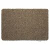 50cm x 75cm HUG RUG (coffee design) machine washable doormat dirt trapper absorber door mat