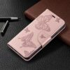 Xiaomi Redmi Note 12 4G Case, Wallet Flip Protective Cover Butterfly PU Leather Shockproof [Drop Protection] Bumper Skin Magnetic Kickstand Shell