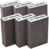 12pcs Sanding Blocks, Sanding Sponges-6 Different Specifications for Softwood, Paint on wood, Metal, Wall Polishing, Accessories Hand Sanding