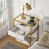 EYHLKM Bedside Cabinet Small Storage Shelf Bedroom Bedside Table Storage Lockers Household