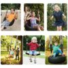 Tree Swing Hanging Kit - Holds up 1700 LBS 9.8ft Polyester Fiber Straps with 2 Tree Protectors Pads + 2 Carabiners, Perfect for Child Swing, Hamm