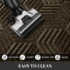 Yimobra Durable Indoor Door Mats, Easy Clean Entrance Floor Rug, Water Absorption Welcome Mat for Outdoor Front Door, Resist Dirt, Patio, Busy Ar
