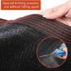 2 x 4 m Shade Net Cover,Sunblock Shade Cloth Shade Net 80-85% UV Resistant Netting,Mesh Breathable Shade Cloth for Greenhouse Pergola Garden Outd