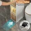 OPSREY Small Bathroom Storage Cabinet for Small Spaces, Over The Toilet Storage Cabinet for Skinny Bathroom Storage Corner Floor, Narrow Bathroom