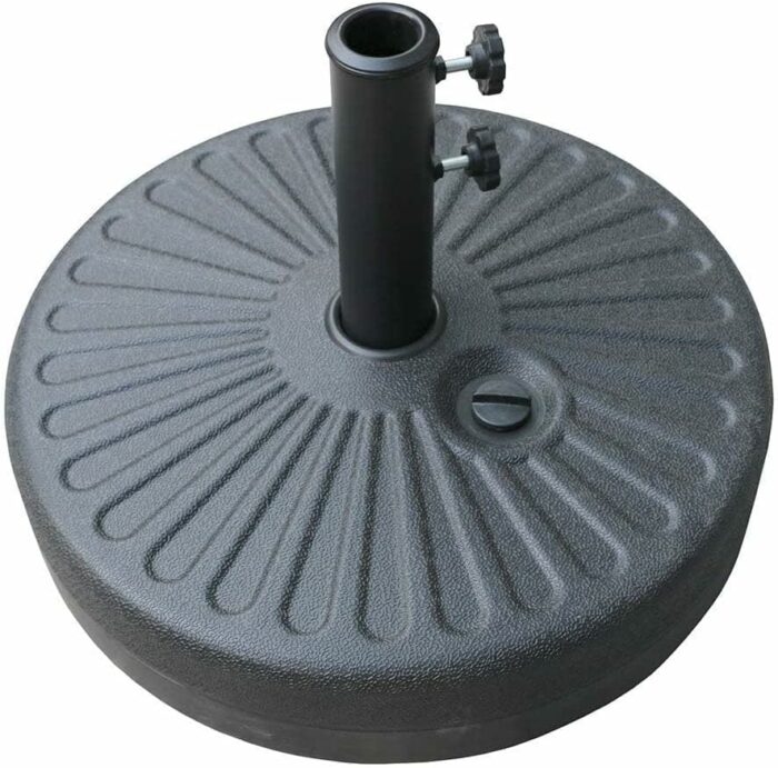 AIRWAVE Garden Cover or Set of Base Weights for Banana Cantilever 3M Parasols (Round Base Weight)