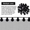 50pcs Shade Cloth Clips, 2023 Plastic Round Shade Cloth Clips Heavy Duty Shade Netting Clips Shade Cloth Lock Clips Sun Shade Fabric Accessory fo
