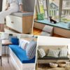 Yeosu Custom Bench Cushion, Window Seat Cushion Indoor, 50D Thickened Non-Skid Bottom Custom Cushions for Bench Seat, 6 Fabrics, and 100+ Colors