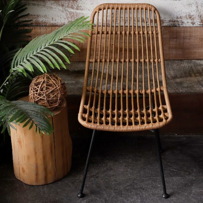 JJZXD Wood Dinning Chair Back Office Kitchen Dining Chairs Room Comfortable Home Furniture