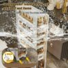 2/3/4/5 Drawer Home Organization Storage Container Tower, Small Bathroom Storage Cabinet, Toilet Storage Rack, Over The Slim Toilet Paper Storage