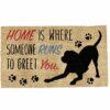 DII Indoor/Outdoor Natural Coir Easy Clean Rubber Back Entry Way Doormat For Patio, Front Door, All Weather Exterior Doors, 18 x 30 - Merry Chris