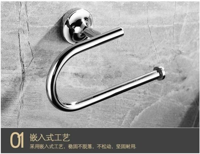 RAKUTE High-end 304 Stainless Steel Bathroom Towel Ring, Bathroom Hardware, Towel Rack, Towel Hanger, Hand Towel Holder Bathroom Ring