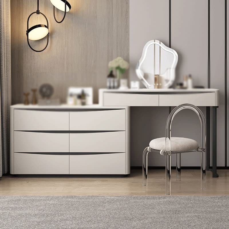 JYDQM Dressing Table Bedroom Small Household Storage Cabinet Bucket Dressing Table Telescopic Vanity Table