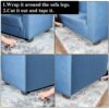 Sopicoz 32.8 Feet Under Couch Sofa Toy Blocker for Pets, 4 inch Cuttable Blocker Gap Bumper for Under Couch Bed