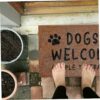 AIJUZIJIE Carpet Welcome Mat Funny Letter Entryway Doormat Non Slip Floor Rug Decor For Front Door Style2