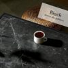 SAYGOER Black Coffee Table Small Square Coffee Tables Simple Modern Center Table for Living Room Home Office 27.6 * 27.6 * 15.7Inch, Easy Assembl