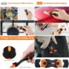 Plastic Razor Blad Scraper - Car Sticker Remover with 30 Pcs Plastic Razor Scraper Blades for Removing Glue Sticker Decals Tint Paint Labels from