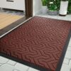Yimobra Outdoor Mat Front Door Entrance Doormat, Heavy Duty Welcome Mat, Water Absorbent Rug for Inside Outside, Easy Clean, Non Slip, Durable Ru