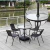 TUNAMAQU Umbrella Cone Wedge for Patio Table Hole Opening and Parasol Base Stand 1.9 to 2.7 Inch, Umbrella Pole Diameter 1.5 Inch/ 38 mm (1, Blac