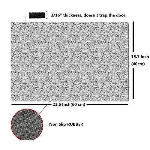 Don't Wear, No Shoes in My House Funny Doormat Custom Home Living Decor Housewares Rugs and Mats State Indoor Gift Ideas Washable Fabric Top 23.6