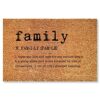 Drunk Door Mat Drunk Definition Welcome Doormat for Front Door Drunk Definition Typography Mats Rustic Coir Doormat Non-Slip Entry Mat For Home K