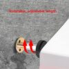 BDHI 4pcs Adjustable Threaded Bed Frame Anti-Shake Tool Bedside Anti Shake Tool Headboard Stoppers Antishake Telescopic Support Stabilizer Reduce