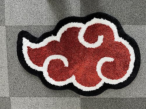 EXIGENT Premium Red Cloud Ultra Soft Anti-Slip Floor Door Mat Rug (RedCloud)