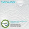 Serweet 3FT Memory Foam Hybrid 30cm Single Mattress - Heavier Coils for Durable Support - Pocket Sprungs for Motion Isolation - Pressure Relievin