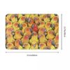 SDFGH Polyester Doormat Rug Carpet Mat Footpad Non-slip Durable Entrance Kitchen Bedroom Balcony Toilet (Color : D, Size : 60x90cm)