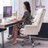 EYHLKM PU Leather Office Chair Gaming Chair Computer Swivel Gamer Live Chair Home Bedroom Sofa Armchairs Furniture