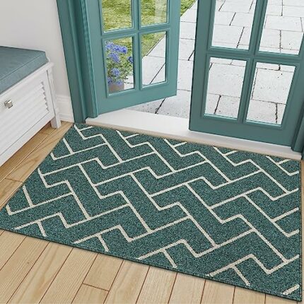 Indoor Doormat,Front Back Door Mat Rubber Backing Non Slip Door Mats,32"x48" Absorbent Resist Dirt Entrance Doormat Inside Floor Mats Rugs for En