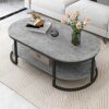 Marble Coffee Tables For Living Room Modern Coffee Table Oval Sofa Table Center Tables For Living Room 2 Tier Side Table Small Apartment Home Fur