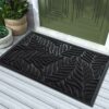 Yimobra Door Mats Outdoor, Heavy Duty Non Slip Outdoor Welcome Mats for Front Door, Easy Clean Outside Doormats for Outdoor Entrance Home Entry M