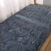 Armless Sofa Bed Cover Vintage Floral Printing Couch Sofa Slipcover Polyester Stretch Futon Cover 3 Seater Couch Sofa Cover fits Folding Sofa Bed