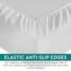 FAFsify Waterproof Mattress Protector (Single) with Cotton Terry Top Extra Deep fitted Mattress Protector, Ultra-Soft, Breathable, Noiseless & Ea