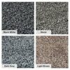 Absorbent Barrier Floor Door Mat Cotton Non-Slip Rubber Backing Stone 70x45 Centimeter