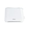 White Toaster 2 Slice - With Browning Controls & Anti-Jam Function - Compact Design 2 Slice Toaster - Easy to Clean with Removable Crumbs Tray -