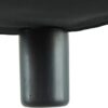 GTYT Leather Footstool Foot Rest Small Seat Foot Rest Chair Black Home Office with Legs