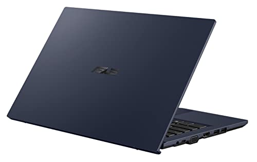 ASUS ExpertBook B1 Business Laptop, 14” FHD, Intel Core i5-1135G7, 512GB SSD, 8GB RAM, Military Grade Durable, AI Noise Cancelling, Webcam Privac
