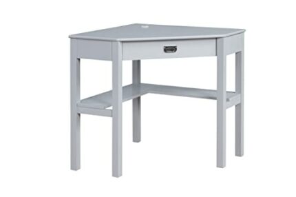 Linon Home Decor Products Jaycee Desk, Wood, Grey
