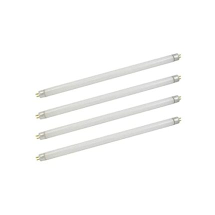 QuinnQuinn T5 8W Fly Killer Bulbs 4 Pack, 12" UV BL368 Replacement Tube for 16W Insect Killer/Bug Zapper