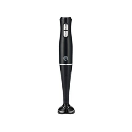 MasterChef Hand Blender Stick, Electric Handheld Food Processor, 2 Blending Speeds, Stainless Steel Blades, Immersion Liquidiser with Removable &