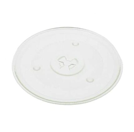 UTIZ 315mm | 12.4'' Inch Universal Microwave Turntable Glass Replacement Plate Tray with 3 Fixers Strong Durable Scratch-Resistant